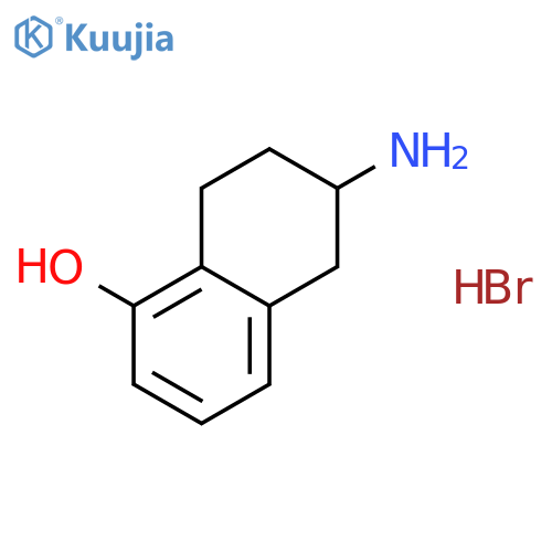 1-Naphthalenol, 6-amino-5,6,7,8-tetrahydro-, hydrobromide, (±)- structure