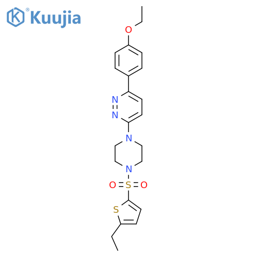 3-(4-ethoxyphenyl)-6-{4-[(5-ethylthiophen-2-yl)sulfonyl]piperazin-1-yl}pyridazine structure