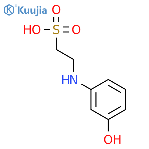 Ethanesulfonic acid,2-[(3-hydroxyphenyl)amino]- structure