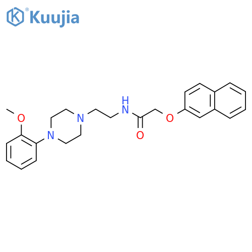 N-{2-[4-(2-methoxyphenyl)piperazin-1-yl]ethyl}-2-(naphthalen-2-yloxy)acetamide structure