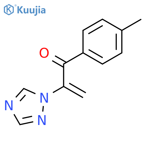 2-Propen-1-one,1-(4-methylphenyl)-2-(1H-1,2,4-triazol-1-yl)- structure