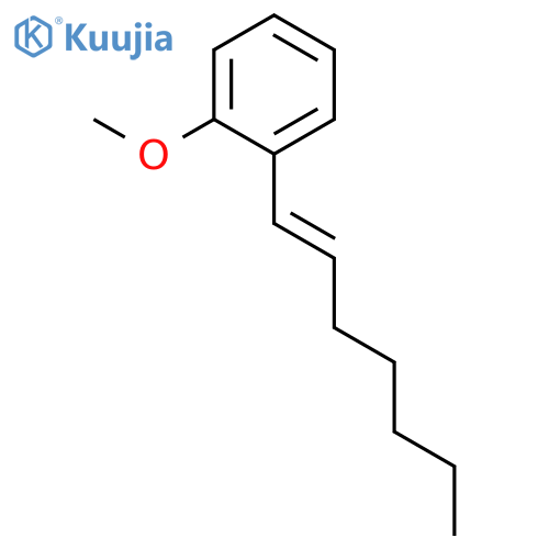 Benzene, 1-(1-heptenyl)-2-methoxy- structure