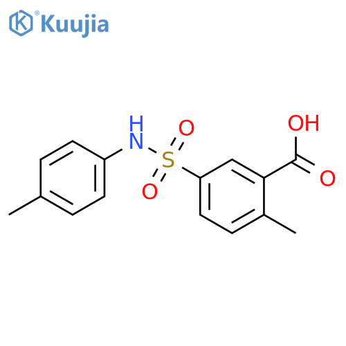 2-Methyl-5-(4-methylphenyl)sulfamoylbenzoic Acid structure