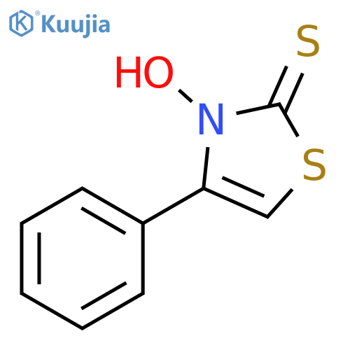 2(3H)-Thiazolethione, 3-hydroxy-4-phenyl- structure