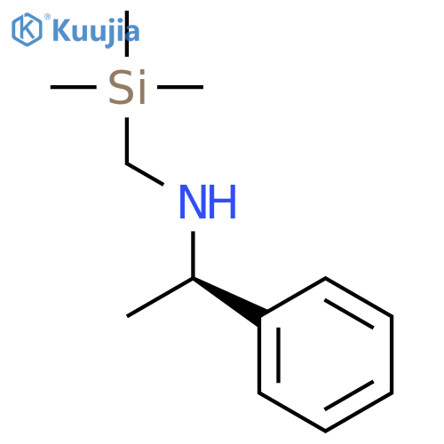 (R)-(1-phenyl-ethyl)-trimethylsilanylmethyl-amine structure