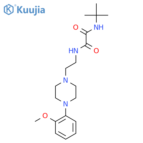 N-tert-butyl-N'-{2-[4-(2-methoxyphenyl)piperazin-1-yl]ethyl}ethanediamide structure