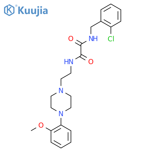 N'-[(2-chlorophenyl)methyl]-N-{2-[4-(2-methoxyphenyl)piperazin-1-yl]ethyl}ethanediamide structure