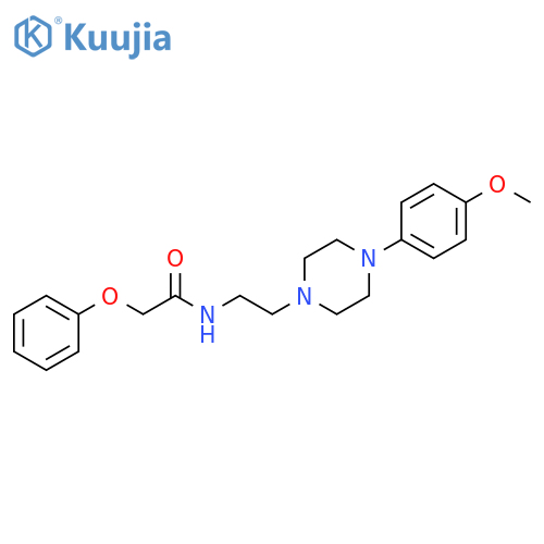 N-{2-4-(4-methoxyphenyl)piperazin-1-ylethyl}-2-phenoxyacetamide structure