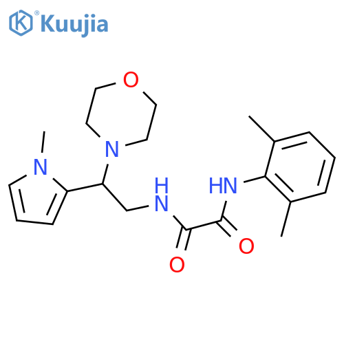 N-(2,6-dimethylphenyl)-N'-[2-(1-methyl-1H-pyrrol-2-yl)-2-(morpholin-4-yl)ethyl]ethanediamide structure