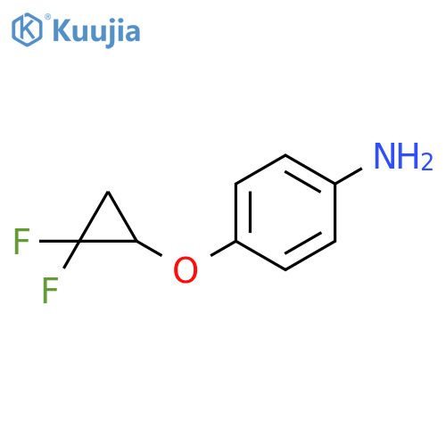 4-(2,2-difluorocyclopropoxy)aniline structure