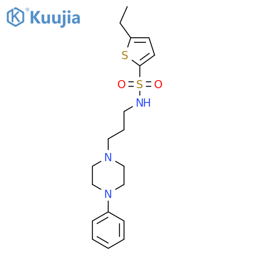 5-ethyl-N-[3-(4-phenylpiperazin-1-yl)propyl]thiophene-2-sulfonamide structure