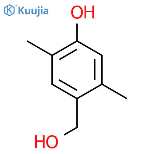 4-(hydroxymethyl)-2,5-dimethylphenol structure