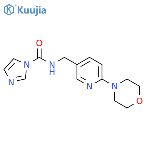1H-Imidazole-1-carboxamide, N-[[6-(4-morpholinyl)-3-pyridinyl]methyl]- structure