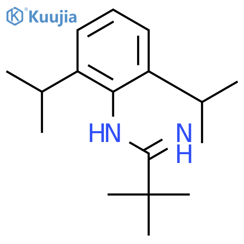 Benzenamine,N-[(1,1-dimethylethyl)carbonimidoyl]-2,6-bis(1-methylethyl)- structure