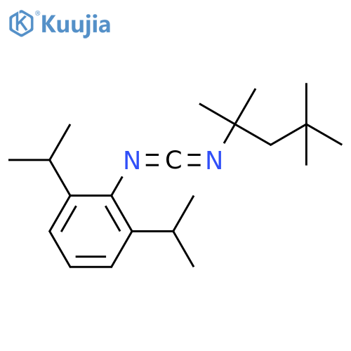 Benzenamine,2,6-bis(1-methylethyl)-N-[(1,1,3,3-tetramethylbutyl)carbonimidoyl]- structure