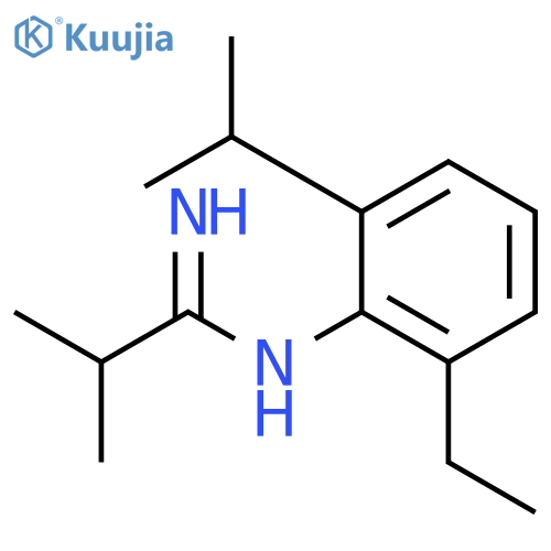 Benzenamine,2-ethyl-6-(1-methylethyl)-N-[(1-methylethyl)carbonimidoyl]- structure