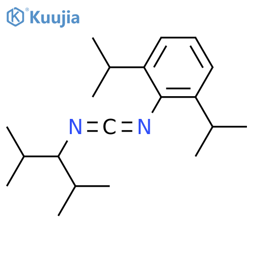 Benzenamine,2,6-bis(1-methylethyl)-N-[[2-methyl-1-(1-methylethyl)propyl]carbonimidoyl]- structure