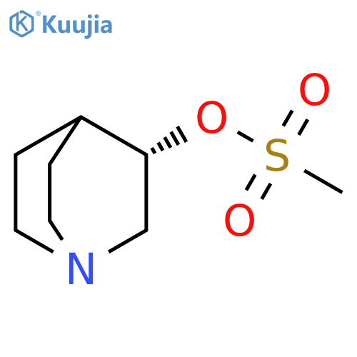 methanesulfonic acid (S)-(1-aza-bicyclo[2.2.2]oct-3-yl) ester structure