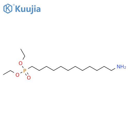 12-(Diethoxyphosphinyl)dodecylamine structure