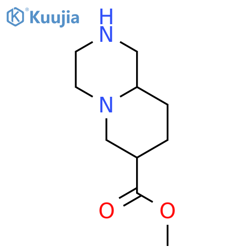methyl octahydro-1H-pyrido1,2-apiperazine-7-carboxylate structure