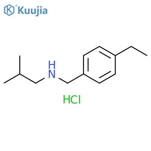 (4-Ethylphenyl)methyl(2-methylpropyl)amine Hydrochloride structure