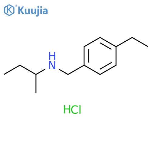 N-(4-ethylbenzyl)-2-butanamine hydrochloride structure