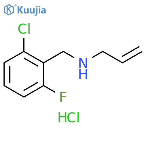 N-(2-chloro-6-fluorobenzyl)-2-propen-1-amine hydrochloride structure