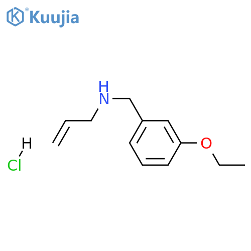 N-(3-ethoxybenzyl)-2-propen-1-amine hydrochloride structure