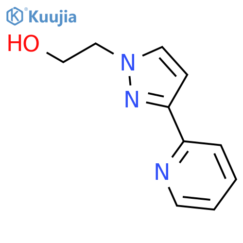 2-(3-(pyridin-2-yl)-1H-pyrazol-1-yl)ethan-1-ol structure