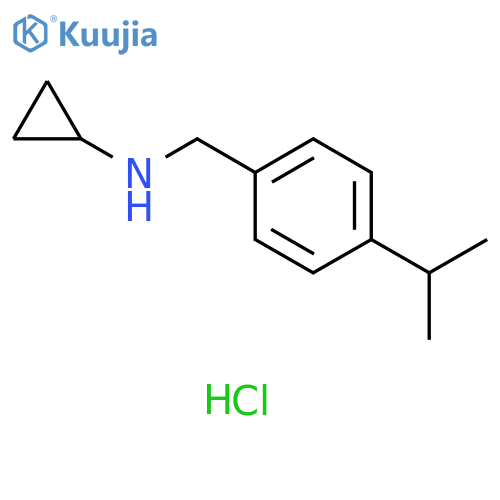 N-(4-isopropylbenzyl)cyclopropanamine hydrochloride structure