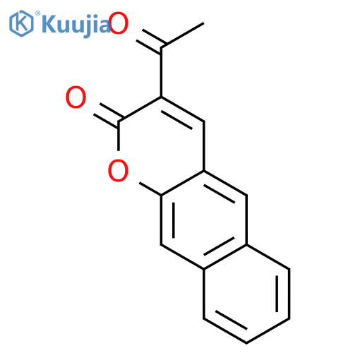 3-acetylbenzo[g]chromen-2-one structure