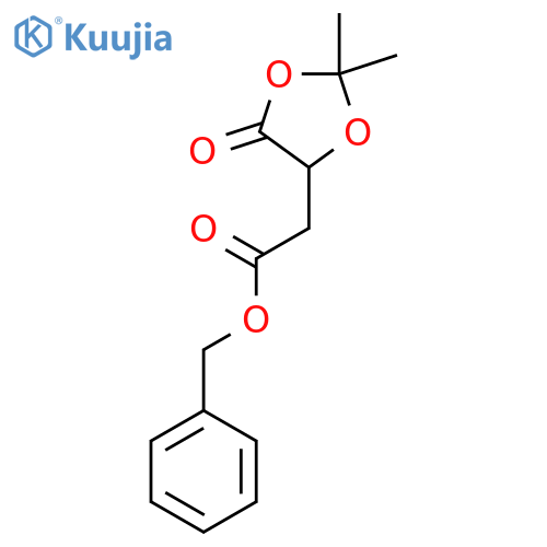 2,2-Dimethyl-5-oxo-1,3-dioxolane-4-acetic Acid Phenylmethyl Ester structure