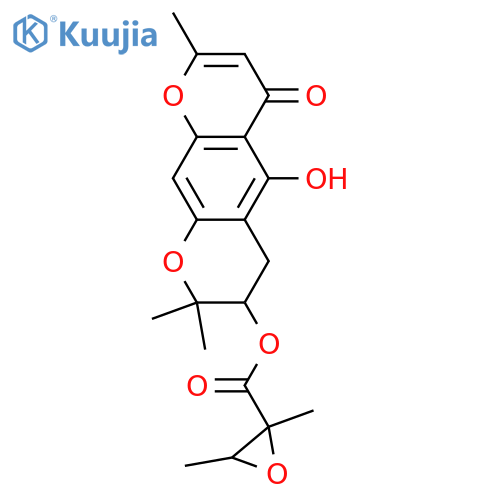 Hamaudol; (ξ)-form, 3-O-(2ξ,3ξ-Epoxy-2-methylbutanoyl) structure