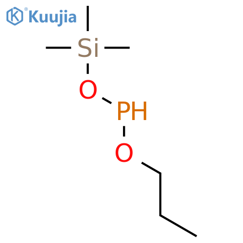Phosphonous acid, propyl trimethylsilyl ester structure