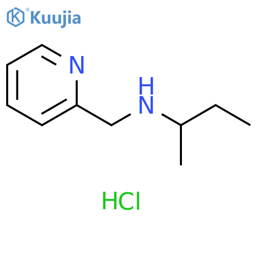 N-(2-pyridinylmethyl)-2-butanamine hydrochloride structure