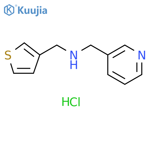 (3-pyridinylmethyl)(3-thienylmethyl)amine hydrochloride structure