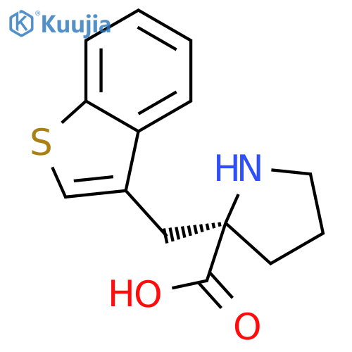 (R)-A-(3-BENZO[B]THIOPHENYLMETHYL)PROLINE·HCL structure