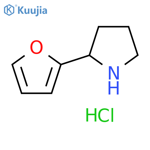 2-(2-furyl)pyrrolidine hydrochloride structure