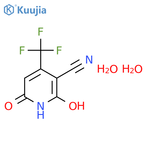 3-Cyano-2,6-Dihydroxy-4-(Trifluoromethyl)Pyridine Dihydrate structure