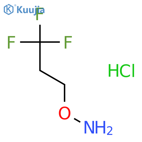O-(3,3,3-trifluoropropyl)hydroxylamine;hydrochloride structure