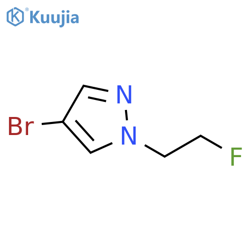 4-bromo-1-(2-fluoroethyl)-1H-pyrazole structure