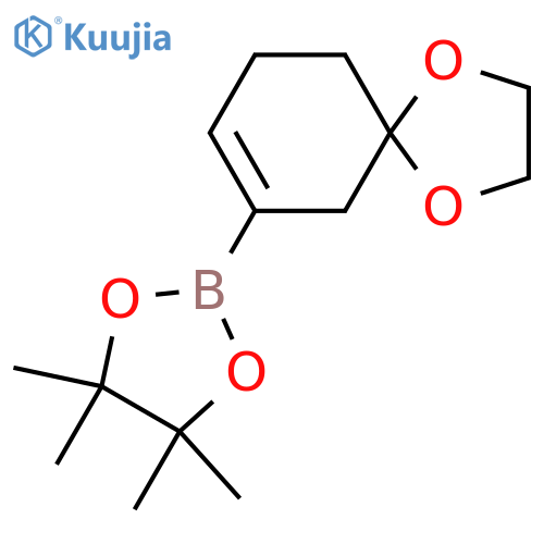 4,4,5,5-Tetramethyl-2-(1,4-dioxaspiro4.5dec-7-en-7-yl)-1,3,2-dioxaborolane structure