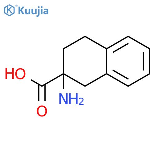 (s)-2-amino-1,2,3,4-tetrahydro-2-naphthalenecarboxylic acid structure