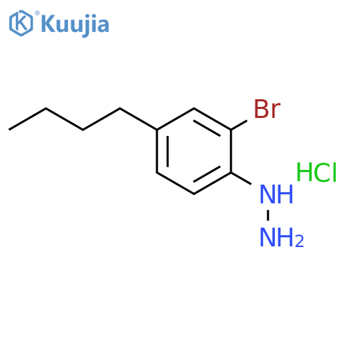 1-(2-Bromo-4-butylphenyl)hydrazine Hydrochloride structure