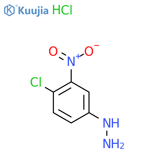 (4-Chloro-3-nitrophenyl)hydrazine Hydrochloride structure