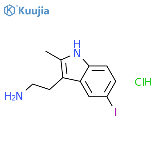 2-(5-Iodo-2-methyl-1h-indol-3-yl)ethanamine Hydrochloride structure