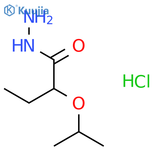 2-Isopropoxybutanohydrazide hydrochloride structure