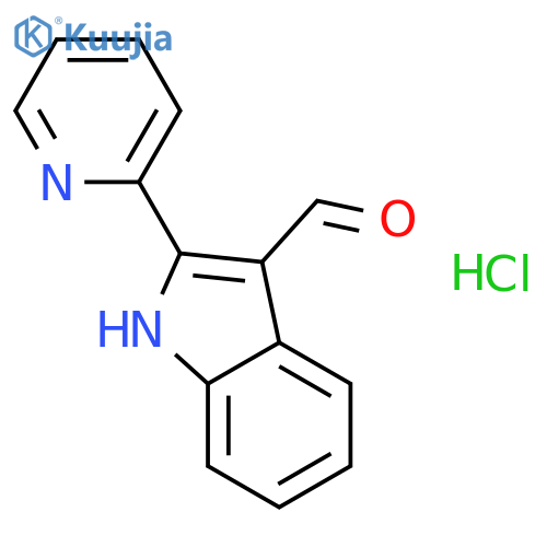 2-(2-Pyridinyl)-1H-indole-3-carbaldehyde Hydrochloride structure