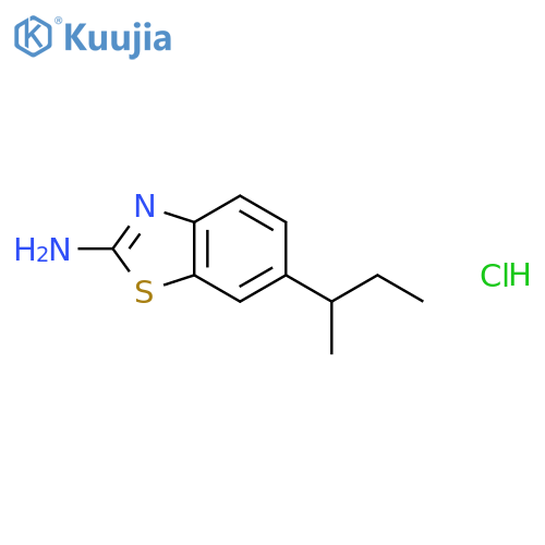 6-Sec-Butyl-1,3-benzothiazol-2-amine Hydrochloride structure