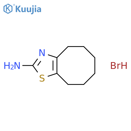 4,5,6,7,8,9-Hexahydrocyclooctad1,3thiazol-2-amine Hydrobromide structure